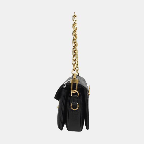 MÉTIS EAST WEST Monogram Calfskin Black