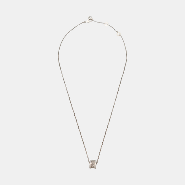 B.ZERO1 18k White Gold Silver Necklace