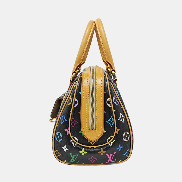 LV × TM PRISCILLA Monogram Coated Canvas Black