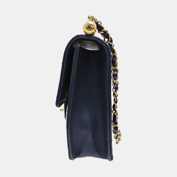 CLASSIC FLAP Mini Quilted Lambskin Blue