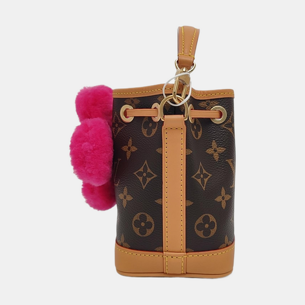 VIVIENNE Monogram Coated Canvas Brown
