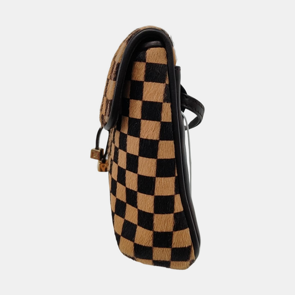GAZELLE Damier Ebene Horsehair Brown