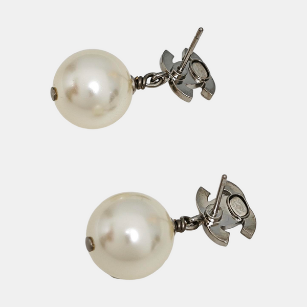 Metal Silver Earrings