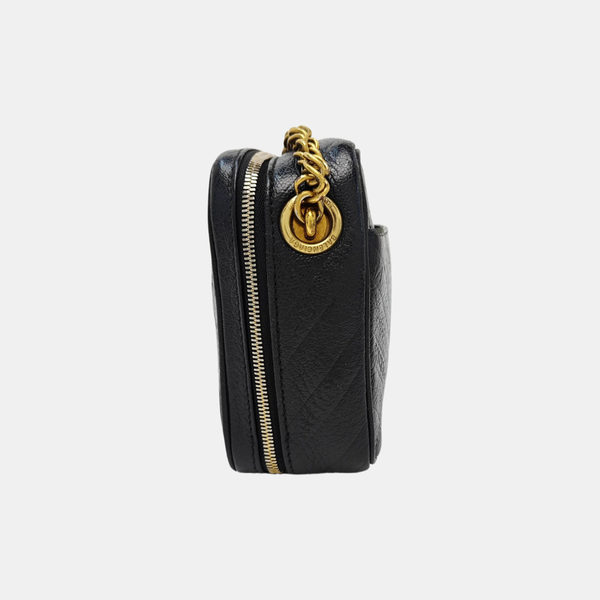 BB Quilted Calfskin Black