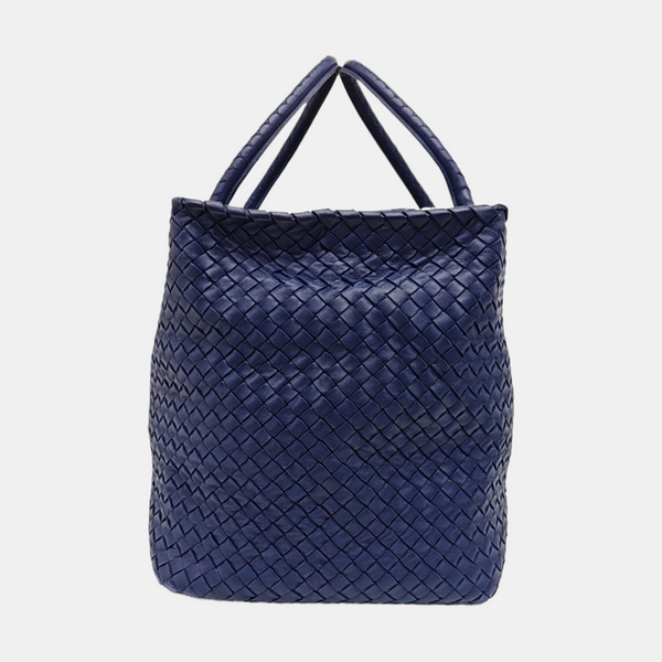 Calfskin Tote Bag Blue