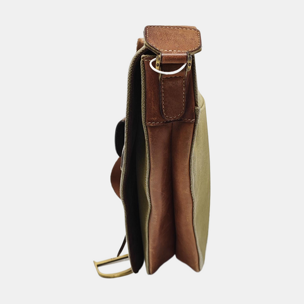 Saddle Canvas Beige