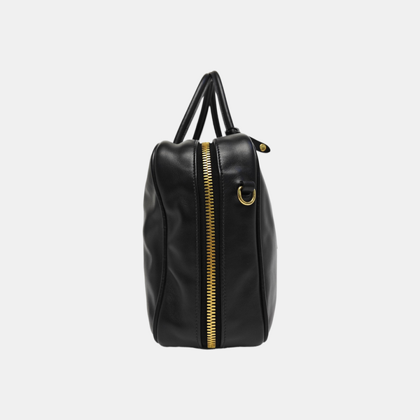 Beau Large Calfskin Black