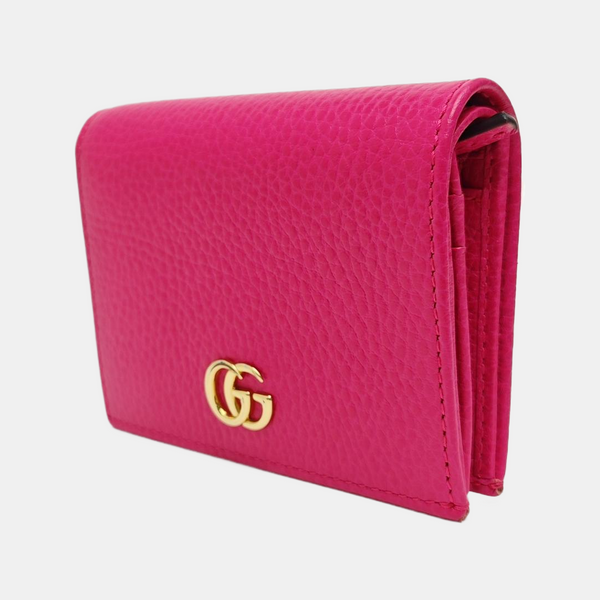 GG Marmont Mini Calfskin Purple Wallet