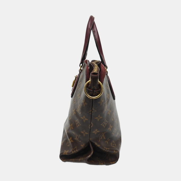 FLOWER Monogram Coated Canvas Brown
