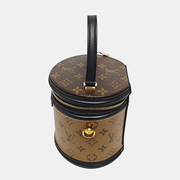 CANNES PM Monogram Coated Canvas Brown