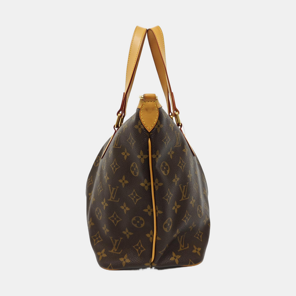 PALERMO PM Monogram Coated Canvas Brown