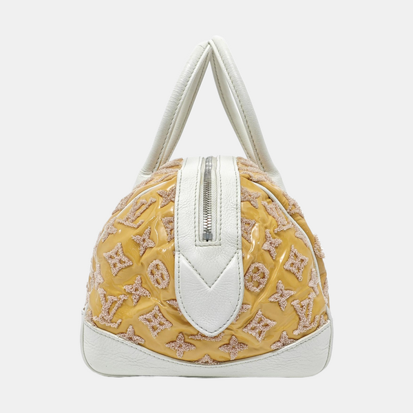 SPEEDY 25 Monogram Calfskin Yellow
