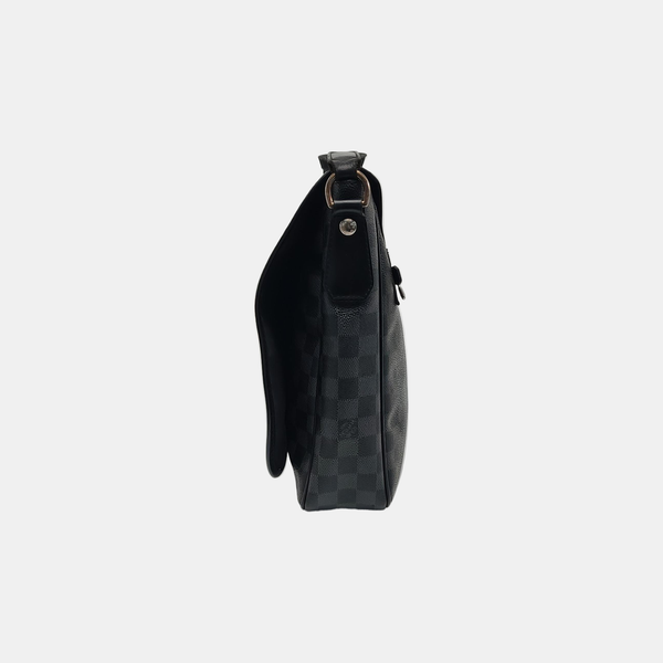 DANIEL MM Damier Graphite Coated Canvas Gray