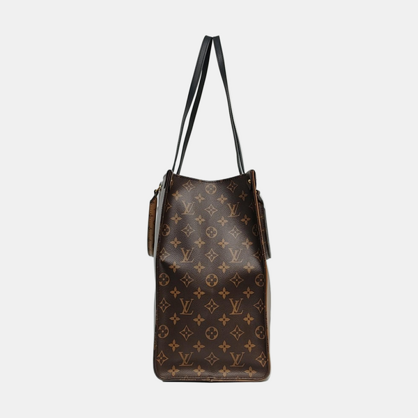 Authenticated pre-owned ONTHEGO GM Monogram Coated Canvas Brown - Tote Bag at Looply