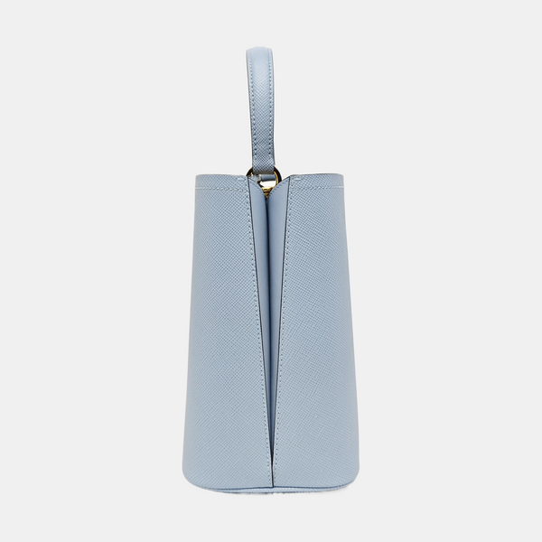 Panier Medium Saffiano Calfskin Blue