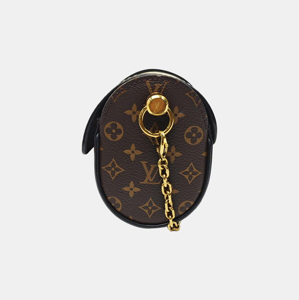 GLASSES CASE Monogram Coated Canvas Brown