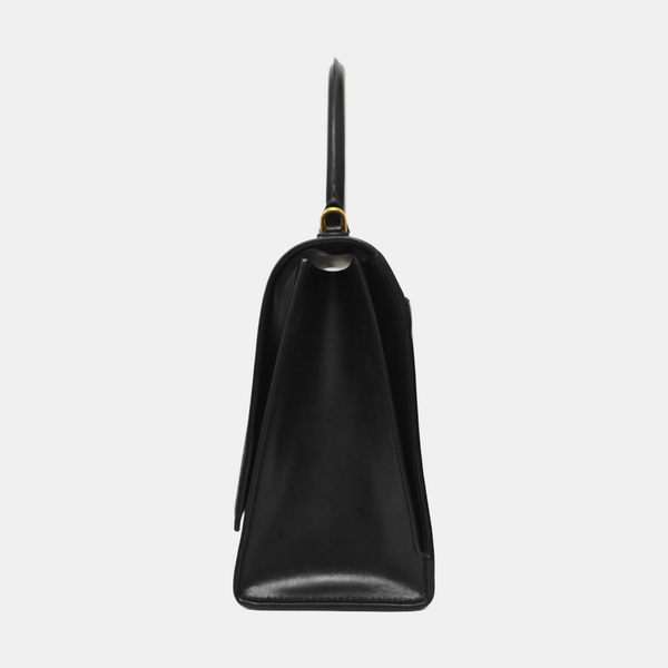 Hourglass Small Calfskin Black