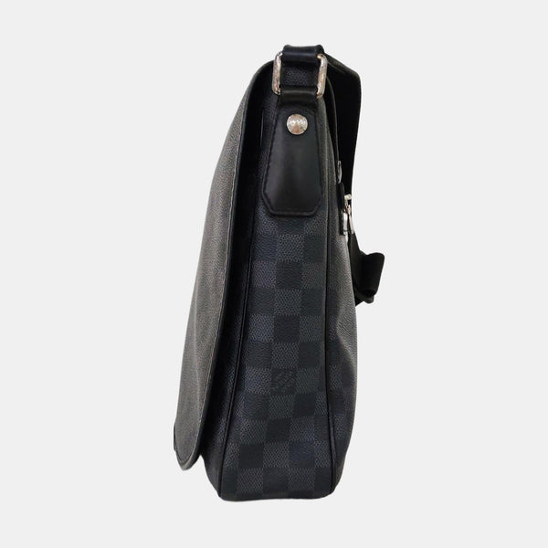 DANIEL Damier Graphite Coated Canvas Gray