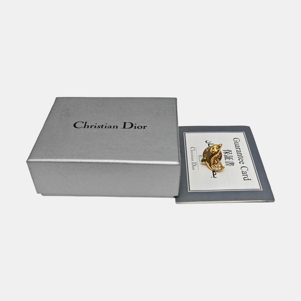 Metal Gold Brooch
