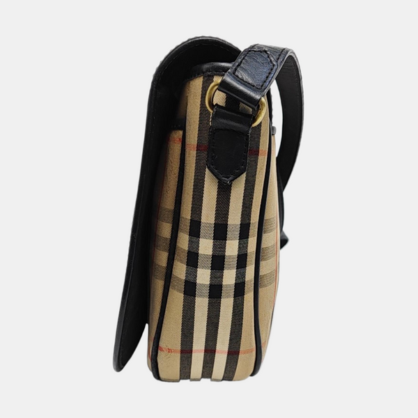 Canvas Crossbody Bag Beige