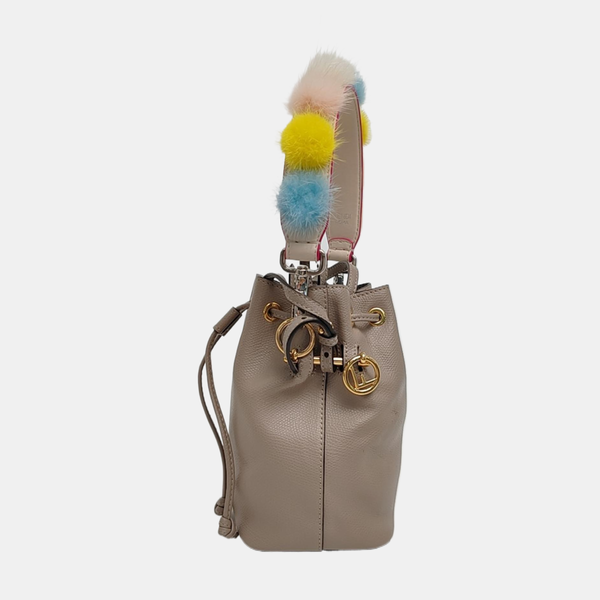 Mon Tresor Mini Calfskin Gray