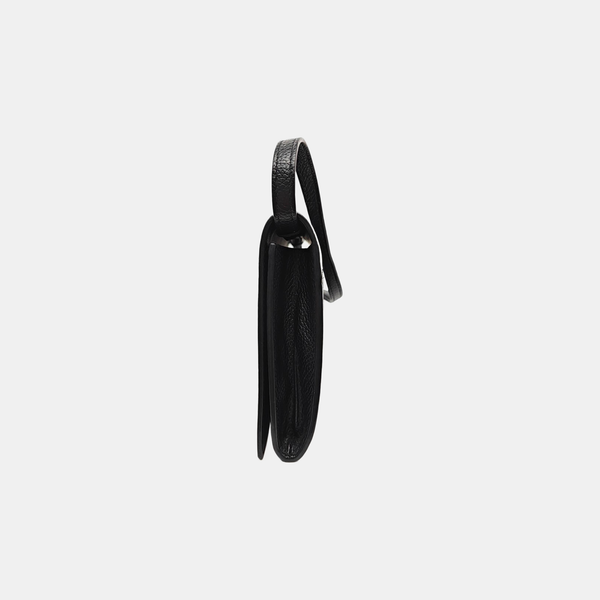 Calfskin Shoulder Bag Black