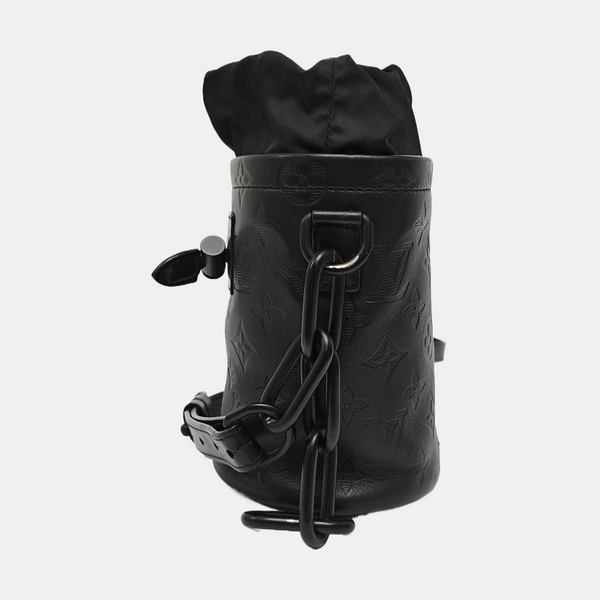 CHALK Monogram Calfskin Black