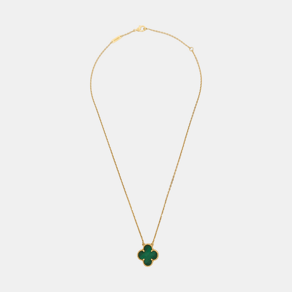 Vintage Alhambra 18k Gold Necklace