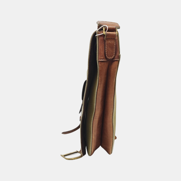 Saddle Canvas Beige