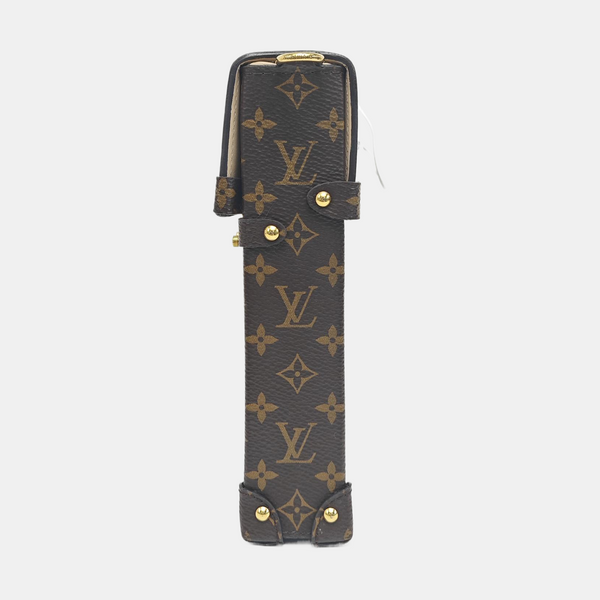 TRUNK Monogram Coated Canvas Brown