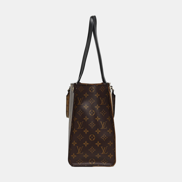 ONTHEGO MM Monogram Coated Canvas Brown