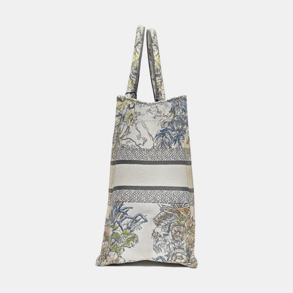 Book Tote Medium Fabric Gray
