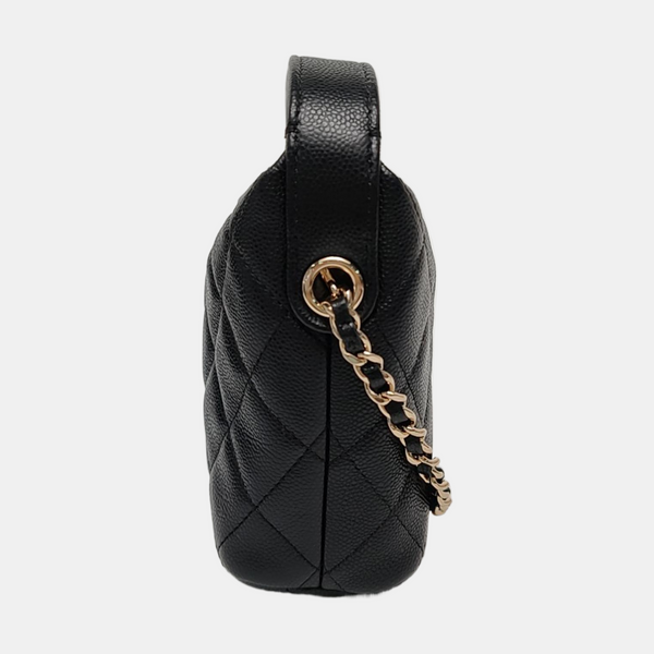 HOBO Quilted Grained Calfskin Black