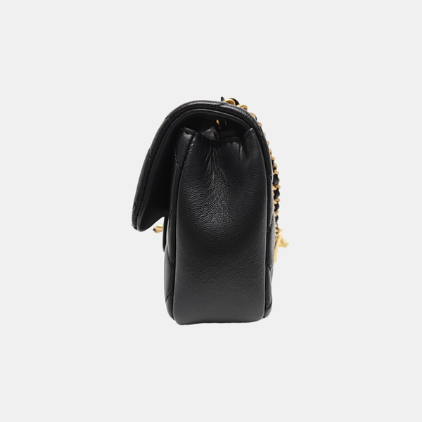 CLASSIC FLAP Small Quilted Lambskin Black