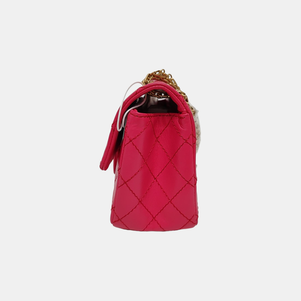 2.55 224 (mini) Quilted Calfskin Pink
