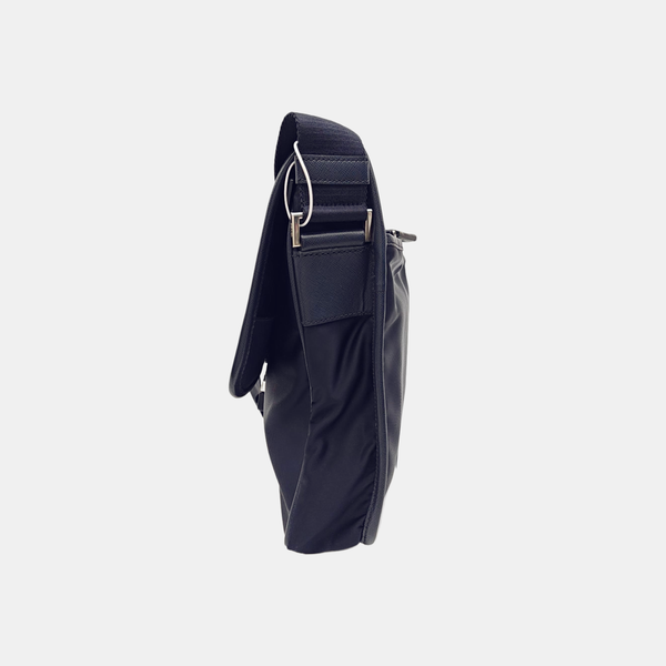 Nylon Crossbody Bag Blue