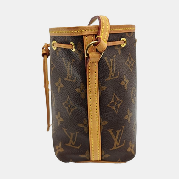 NÉONOÉ Nano Monogram Coated Canvas Brown
