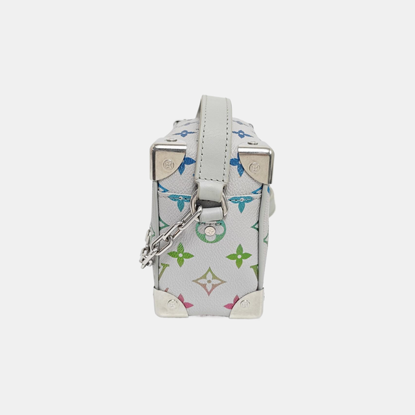 SOFT TRUNK Mini Monogram Coated Canvas White