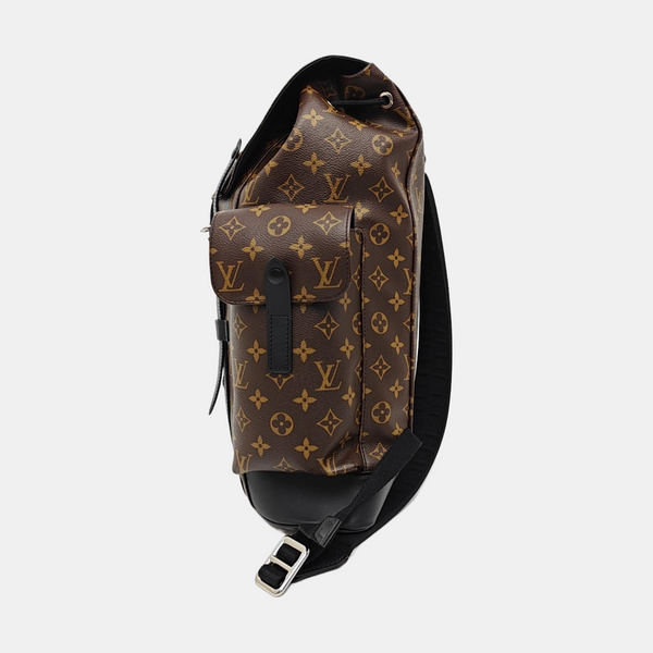 CHRISTOPHER PM Monogram Coated Canvas Brown