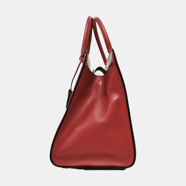 Saffiano Calfskin Tote Bag Red