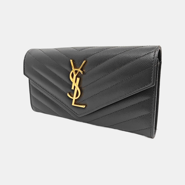 MONOGRAM Chevron Calfskin Gray