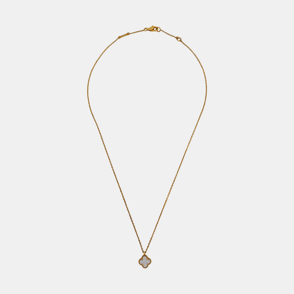 Sweet Alhambra 18k Gold Necklace