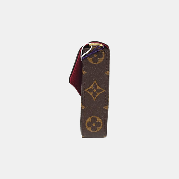 FÉLICIE Monogram Coated Canvas Brown