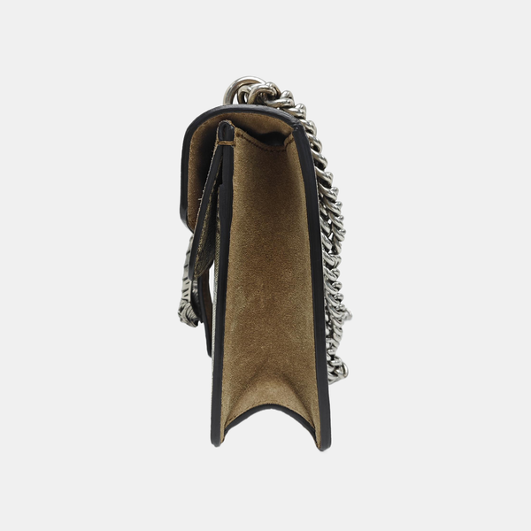 Dionysus Mini Monogram Coated Canvas Beige