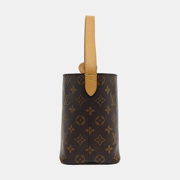 ALL IN BB Monogram Coated Canvas Brown