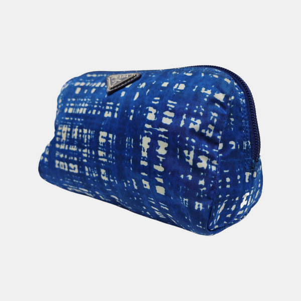 Nylon Clutch Blue
