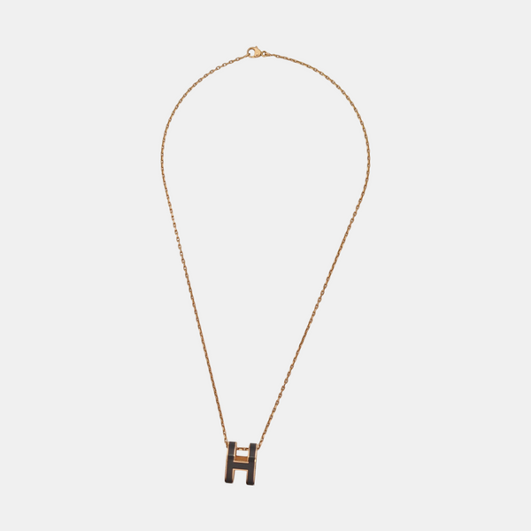 Pop H Metal Rose Gold Necklace