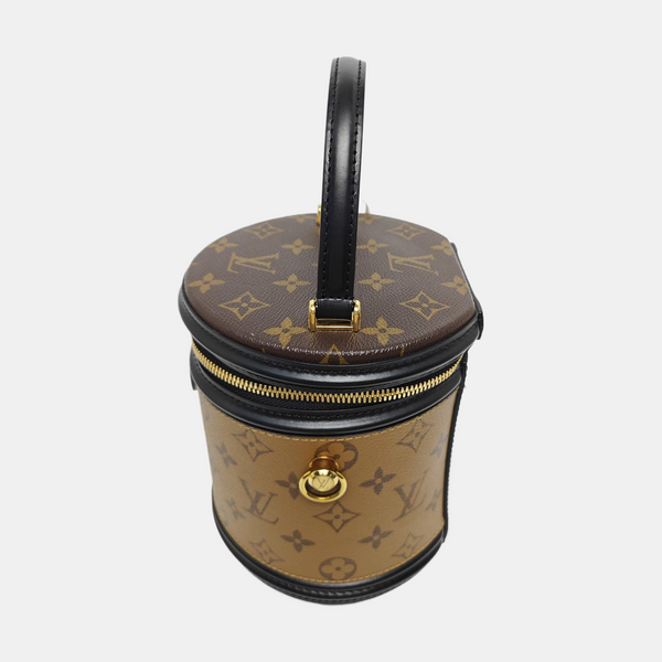 CANNES PM Monogram Coated Canvas Brown