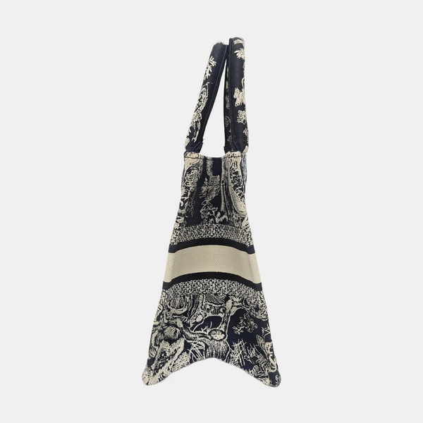 Book Tote Small Canvas Blue