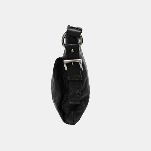 Calfskin Shoulder Bag Black